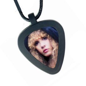 Stevie Nicks Fleetwood Mac Pickbandz Real Guitar Pick Unisex Necklace